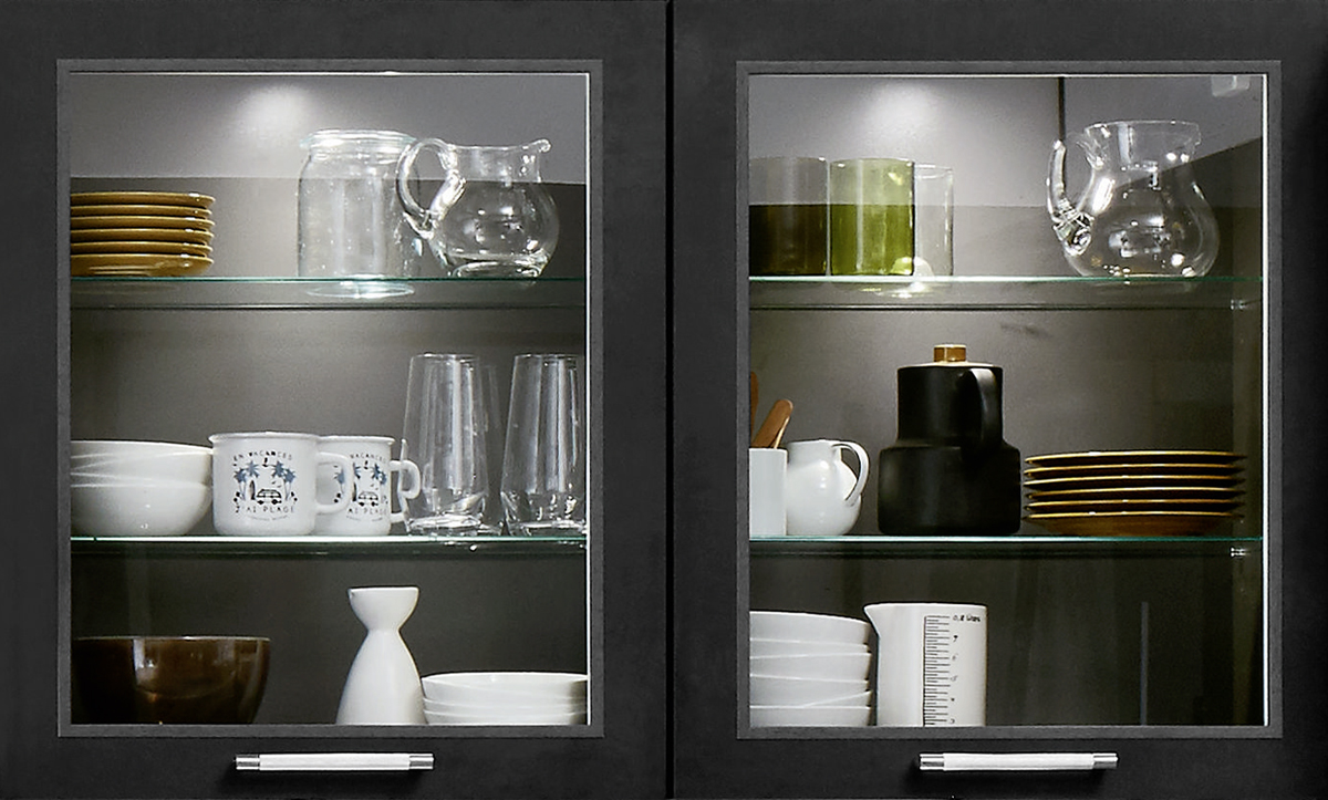 Moderne landelijke keuken Nobilia Nordic ca. 186 x 100 / 370 x 245 cm